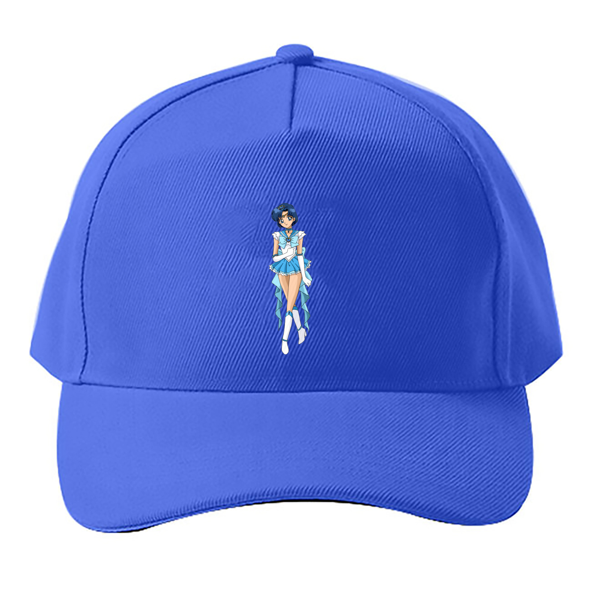 （画像用） 美少女戦士セーラームーン 水野 亜美 みずの あみ Sailor Moon Mizuno Ami ベースボールキャップ 綿100％ 男女兼用 帽子 スポーツ